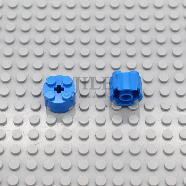 50PCS MOC Bricks Parts Round 2x2 with Axle Hole 3941 Educational Building Blocks Compatible Construction Assembles DIY Toys