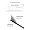 VIBELY Small Thin Tube Slender Waterproof Mascara Thick, Long -lasting Sweat -proof Non -faint, Easy To Get Used Mascara