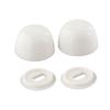 2 Pair of Plastic Stinkpot Bolt Cover Toilet Anchor Screw Cap for Home