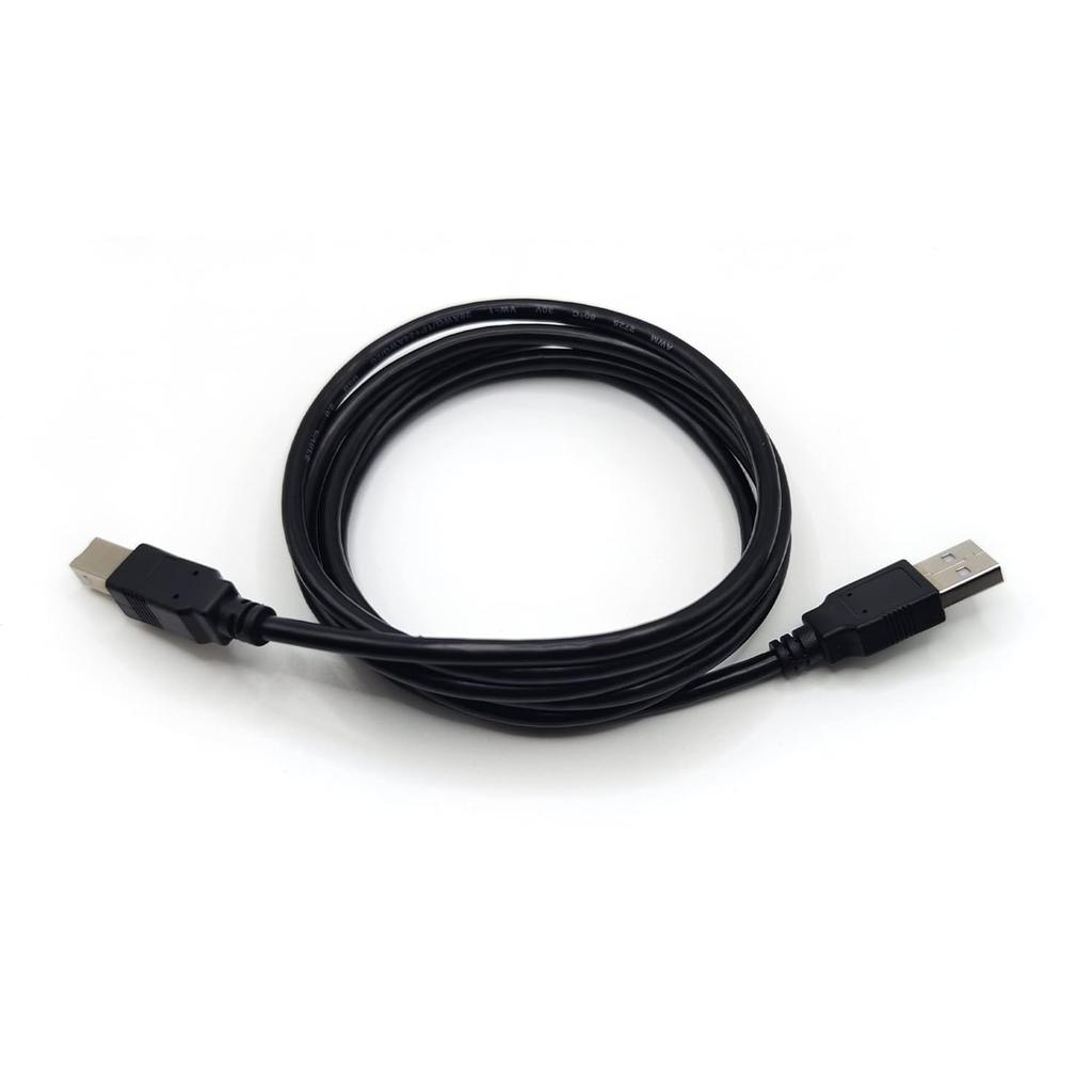 Delca USB 2.0 Printer Cable, 5.3 Feet (1.6 Meters), Black, Compatible with Canon, Brother, Epson, Samsung, HP, Dell & More