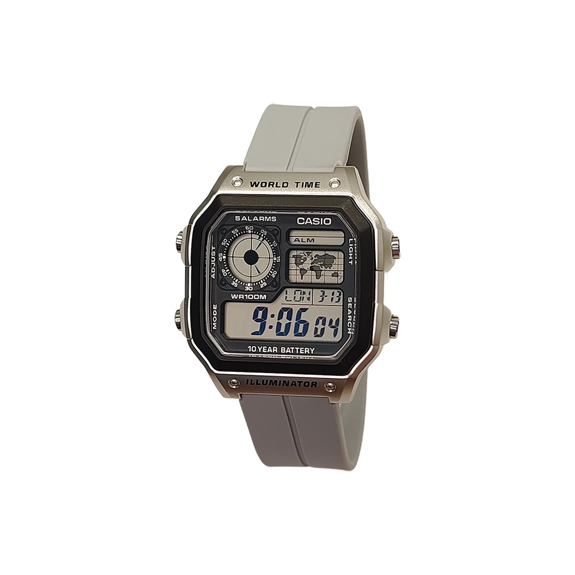 CASIO Unisex YOUTH Black Watch AE-1200WHD-1A(Watch3--)