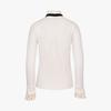 FAIRLIAR GOLF Velvet Detachable Ribbon T-Shirt (Ivory)