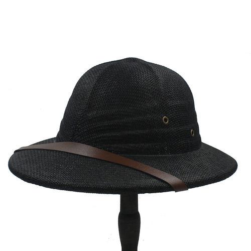 Novelty Toquilla Straw Sun Hats for Men Vietnam War Army Hat Dad Boater Bucket Hats Safari Jungle Miners British Explorer Gorras
