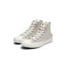 Converse Ctas Hi Embroidered Fashion Versatile Thick Sole High Top Canvas Shoes Kids Sneakers Khaki A13176C