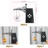 Metal Bookshelf Lantern Light Warm Yellow Bookshelf Ghost Light Library Reading Lamp  Reading