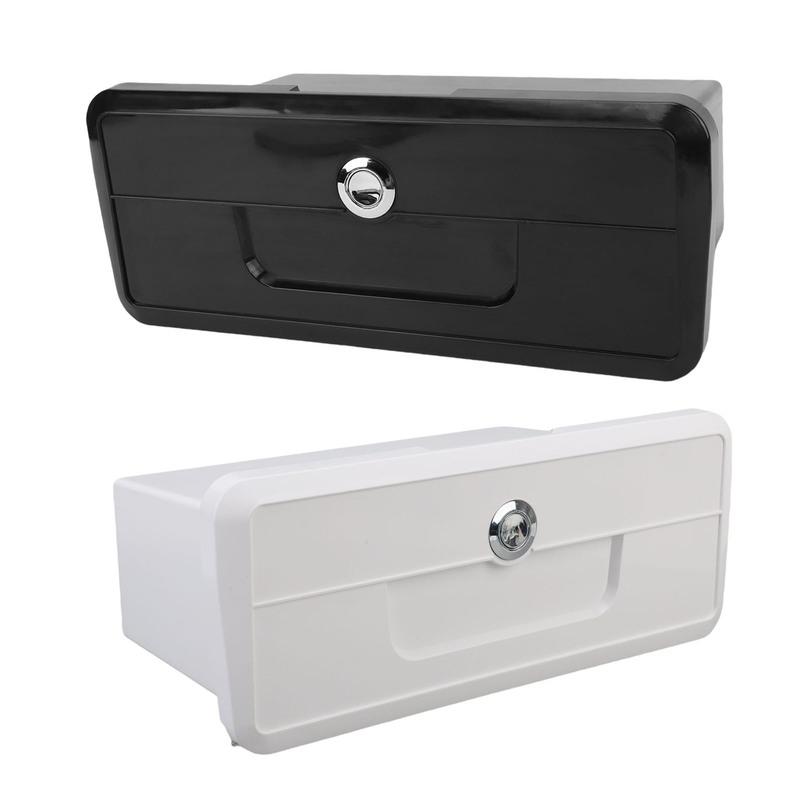 Boat Storage Box Multifunctional Cup Holder Design Rain Proof Sealing Yacht Dock Box with  Button Lock Yacht Dock Box