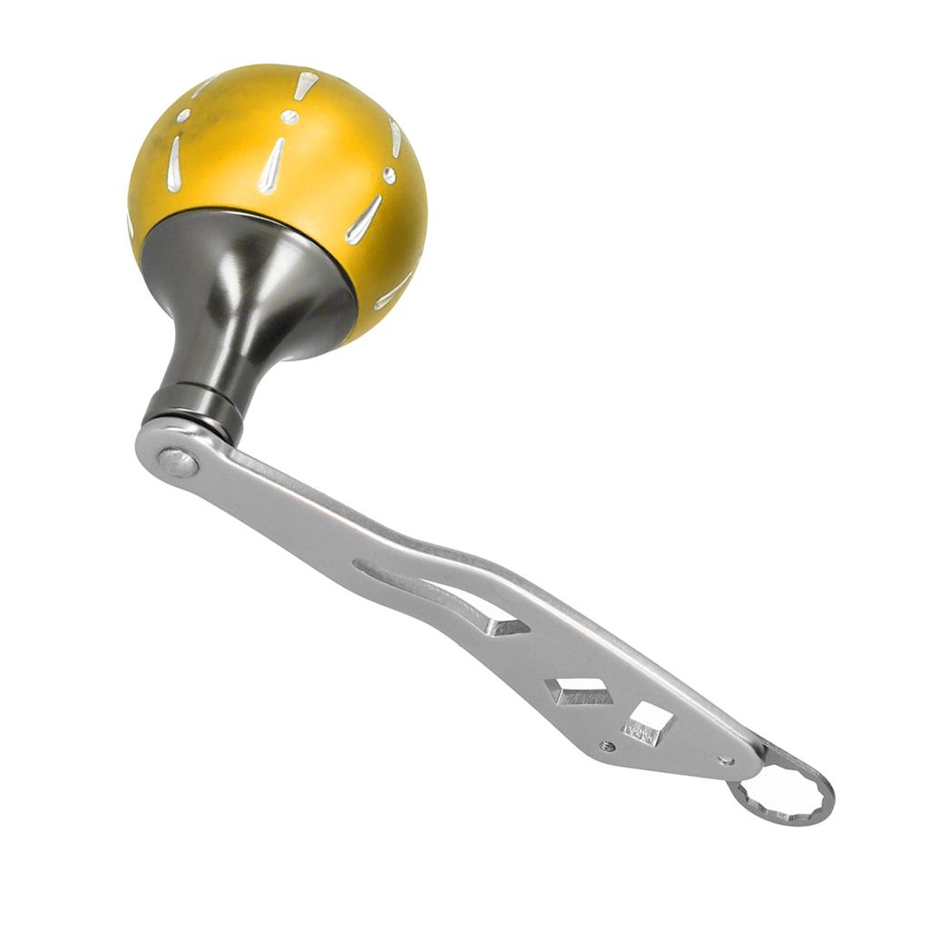 Ball Shape Single Rocker Lowprofile Reel Fishing Reels Conversion Handle Accessory(d"or )