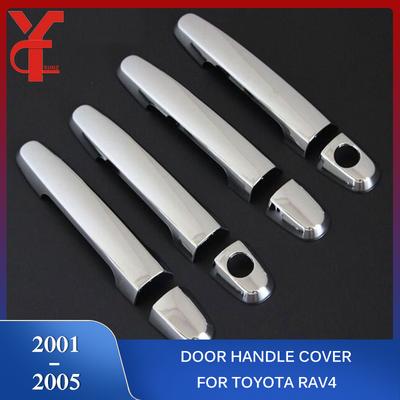 Accessories Chrome Door Handle Cover Protection For TOYOTA RAV 4 2001 2002 2003 2004 2005 New Car Styling Ycsunz