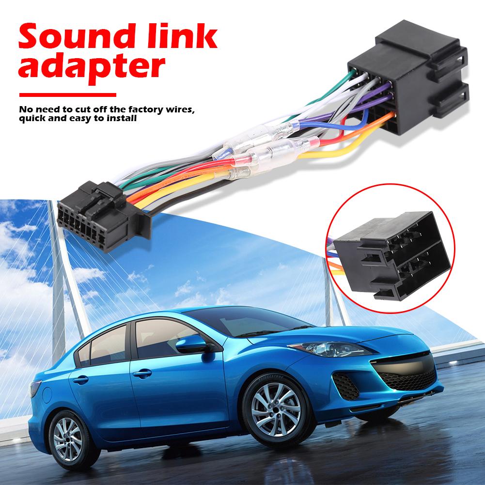 Stereo Wiring Harness Connector Car Stereo Radio 16 Pin ISO Standard Wiring Harness Connector Plug for Pioneer China Mainland