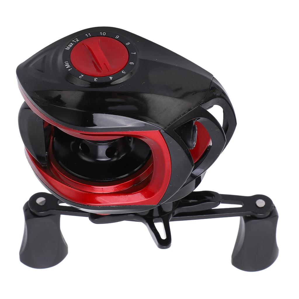 Fishing Reel LK201 Plastic/Aluminum Alloy Black Red Magnetic Brake Standard Right/Left Hand Exquisite Fishing Casting Reel Wheel