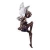 Flower Fairy Resin Statue Decoration Outdoor Garden Angel Girl Sitting Figurines Sculpture Craft Sitting Gardening Resin Fairy