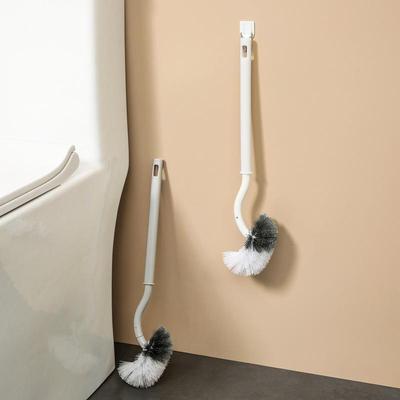 Escova de Limpeza de Vaso Sanitário de Plástico com Cabo Longo, Forte e Pendurável para Uso Doméstico