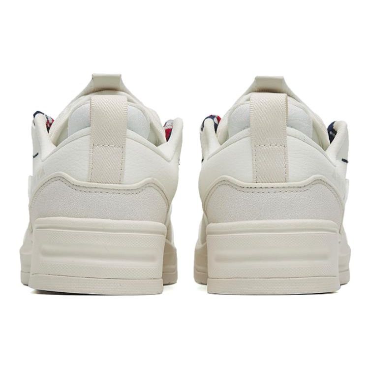 Anta Aojie Bread Shoes Non-Slip Wear-Resistant Low-Top Skate Shoes Women Sneaker White Gray 122248053-6