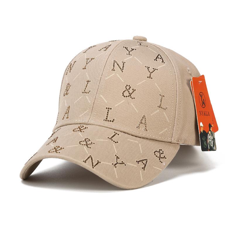 New Embroidery Ball Baseball Cap Sports Sunscreen Men's and Women's Sun Hats Breathable Versatile Casual Duck Tongue
