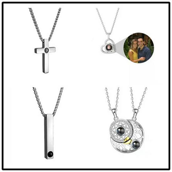 Customized Love Photo Necklace: 100 Languages 'I Love You' Pendant - Ideal for Christmas & Valentine's Gifts