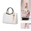 Fashionable Pu Leather Shoulder Bag With High Capacity And Rhombus Design For Women