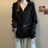 Plus Size V-neck Long Sleeve Slimming Top for Women - Autumn Collection