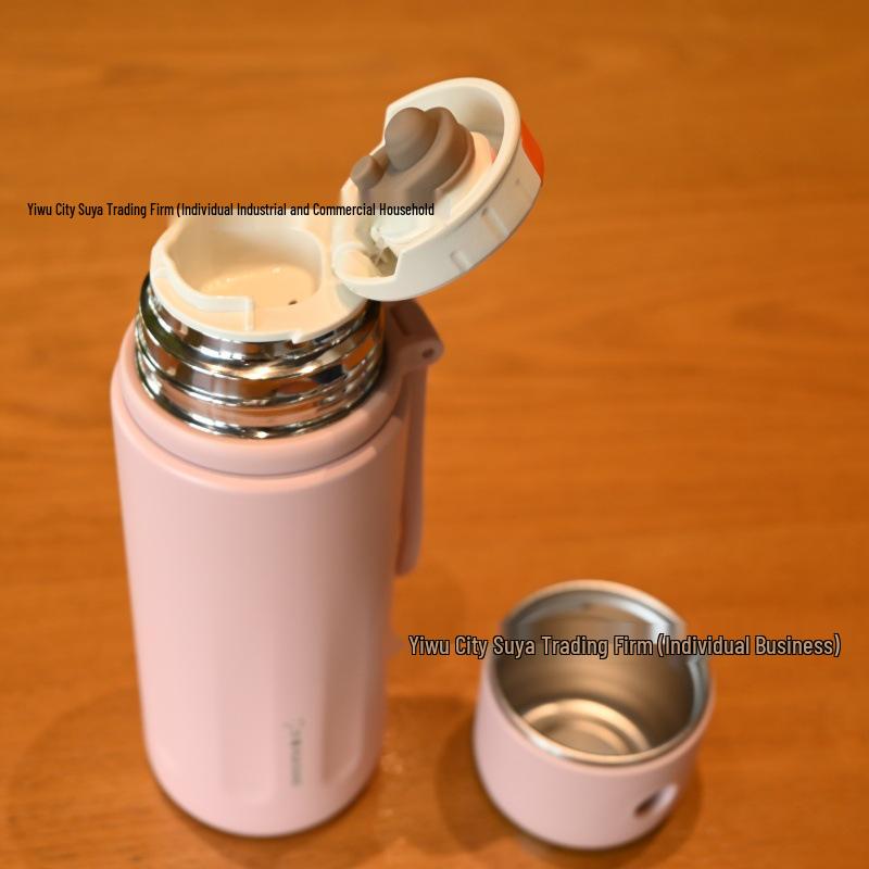 Huaxiang 304 Stainless Steel Thermos Cup: Durable, Stylish, Large Capacity, Scratch-Resistant, Perfect for Students & Gifts