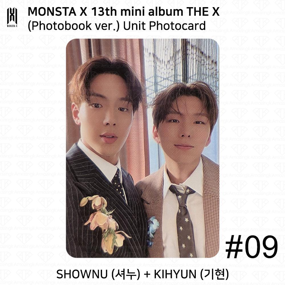 Monsta X The 13th Mini Album THE X Photobook Ver UNIT Bookmark Official Photocard