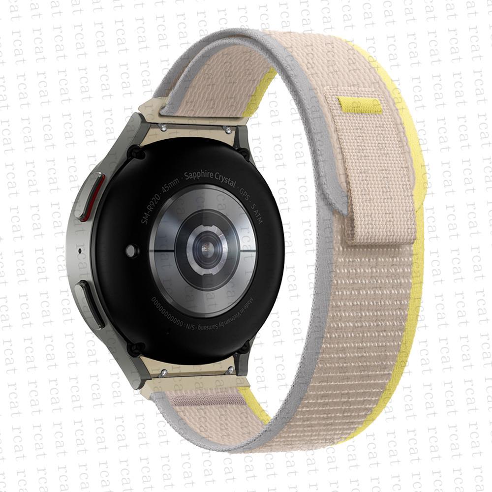20mm Strap for Samsung Galaxy Watch 6 5 Pro 45mm 4 Classic 46mm Trail Loop Nylon Bracelet Correa Galaxy Watch 7 4 44mm 40mm Band