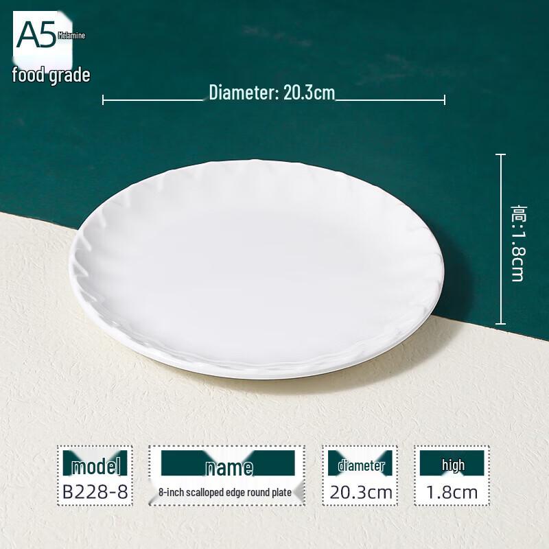 

Commercial Buffet Melamine Round Plate