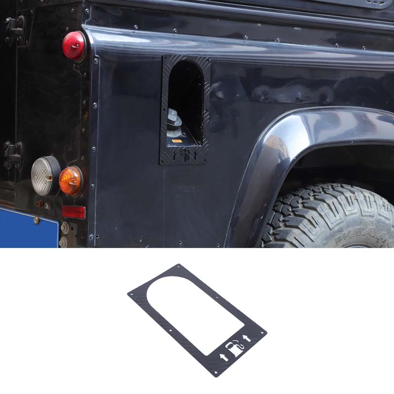 For Land Rover Defender 90 110 2004-2019 Aluminum Alloy Car Fuel Tank Fuel Filler Decorative Patch Stickers Car Accessories