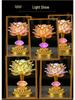 2025 Lotus Bodhisattva Buddha Offering LED Lamp: Colorful, Everlasting Household Decor