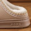 Nuove Pantofole con Zeppa Soffici alla Moda per Donna 2025 Inverno Peluche Calde Scarpe di Cotone Donna Comfort Antiscivolo Unisex Pantofole da Casa