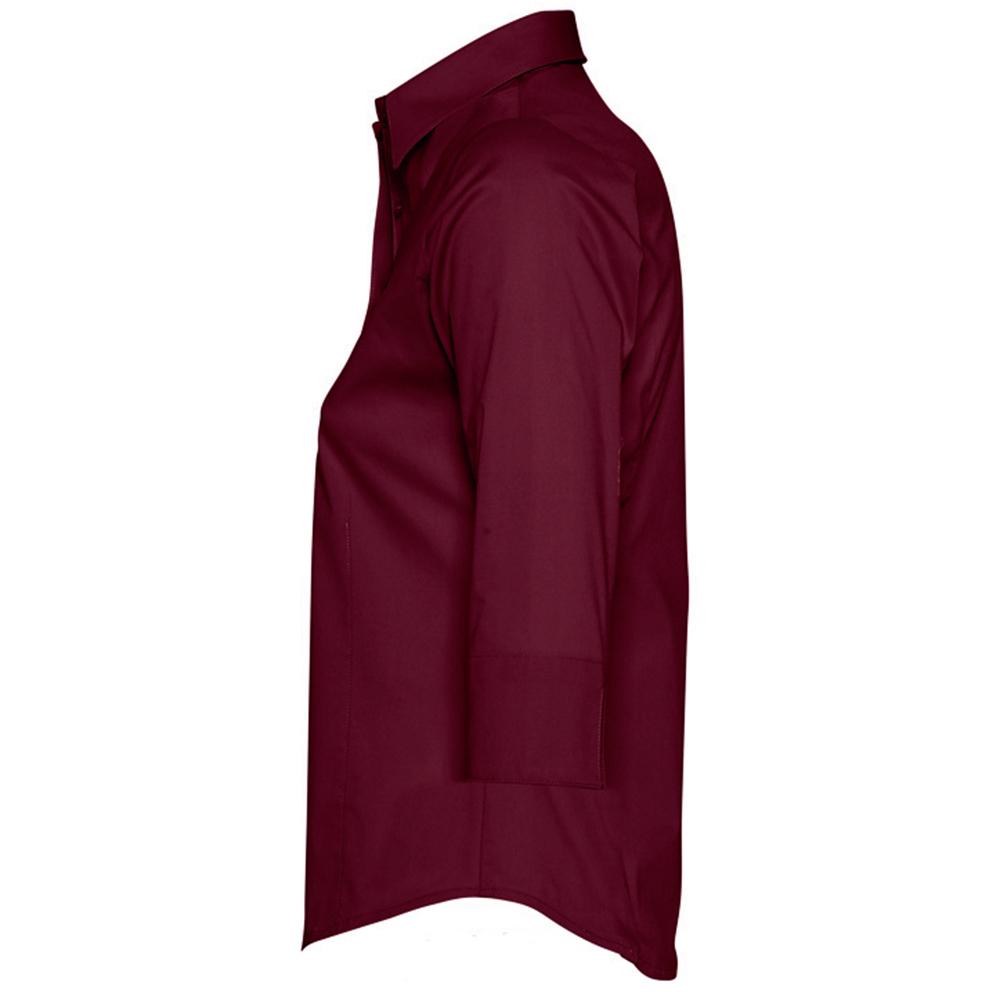 SOLS Womens/Ladies Effect 3/4 Sleeve Fitted Work Shirt