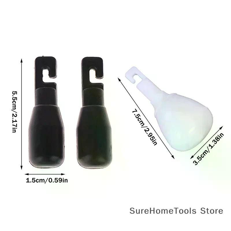1/2/3 Pcs Rolling Ball Cane Tip Rolling Ball Hook Cane Tip Hook Type Cane Tip Replacement Accessory For Blind Walking Stick