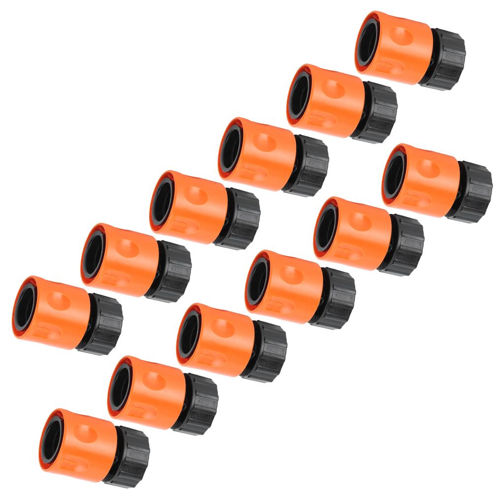 12 Stück Schlauch Schnellkupplungsverbinder Fitting G3/4 Innengewinde Gartenbewässerungszubehör