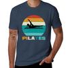 Vintage Retro Pilates Best Funny Gift For Pilates Lovers Tshirt Quick Dry Sports Short Sleeve Tee