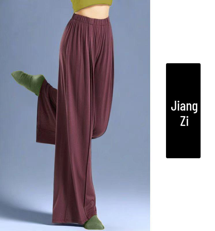 Dámské široké taneční kalhoty pro všechna roční období - Klasické a moderní styly, Tvarující postavu, Ideální pro trénink