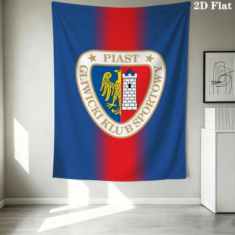 Piast Gliwice Wall Tapestry Aesthetic Wall Hanging Printed Fabric Blanket Decorative Tapestries For Bedroom Living Room Home Decor