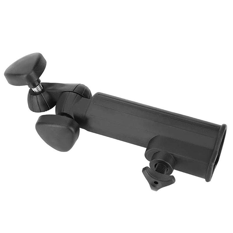 Golf Push Trolley Umbrella Holder Plastic Stand Pull Bike Cart Black Universal