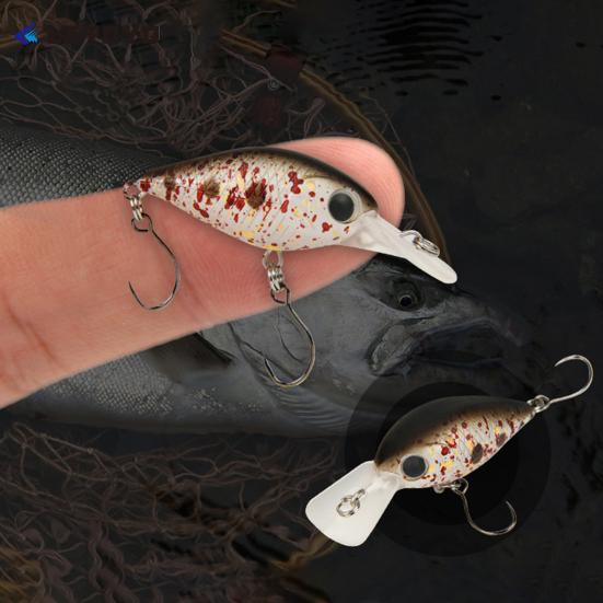 3.2g 5cm 3D Eyes Fishing Lure Simulated Shallow Diving  Slow Sink Artificial Hard Bait