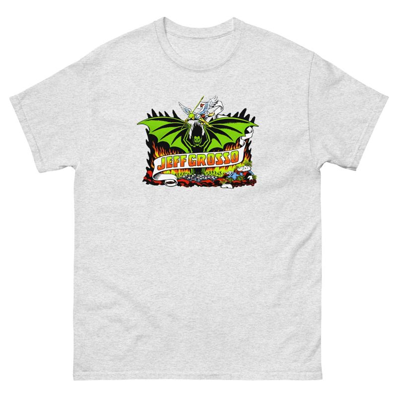 

Jeff Grosso T Shirt American Professional Skateboarder 80S Skateboard S разноцветный