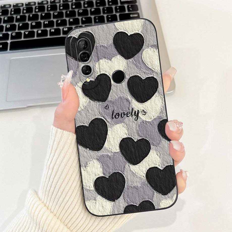 Case For Honor 20s 20 Lite Capa Huawei P30 Lite P30Pro Phone Case Nova 4E Soft Silicone Funda Women Fashion Flower Printed Cover