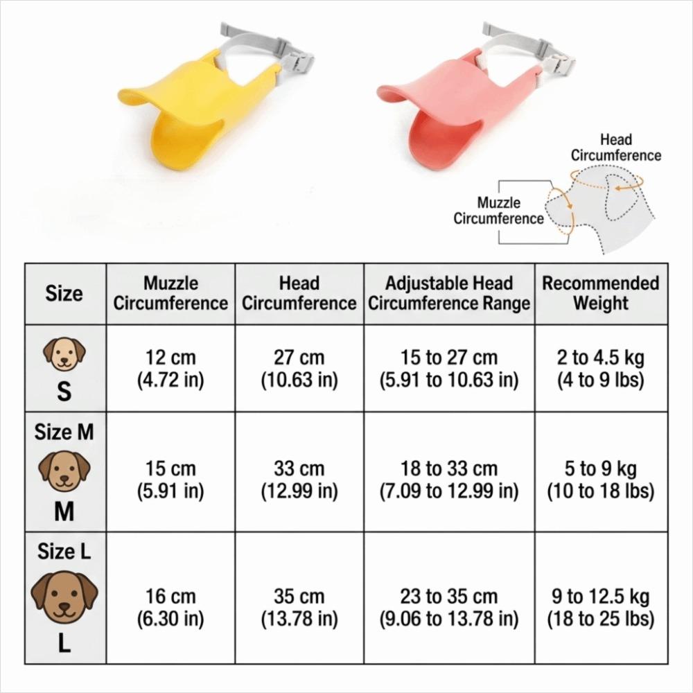 Soft Silicone Dog Muzzle Rubber Smooth Small Dog Muzzle Silicone Muzzle Small Medium Breeds S