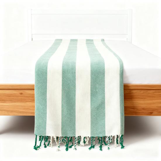 Turkish Beach Towel Striped Print Quick-Drying Sand-Free Large Size Thin Beach Towel Swimwear Accessory