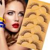Oblique Flying Fox Eye False Eyelashes 5 Pairs Of Simulated End Of Eye Extended Eyelashes
