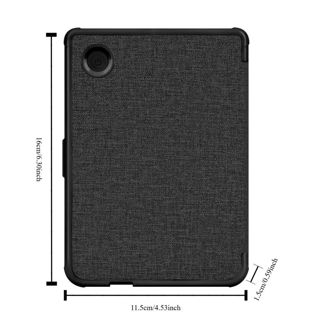 Hand Support 6 inch eReader Case Auto Sleep/Wake Shockproof N367 Smart Cover TPU Anti Scratch for KOBO Clara Colour/BW 2025