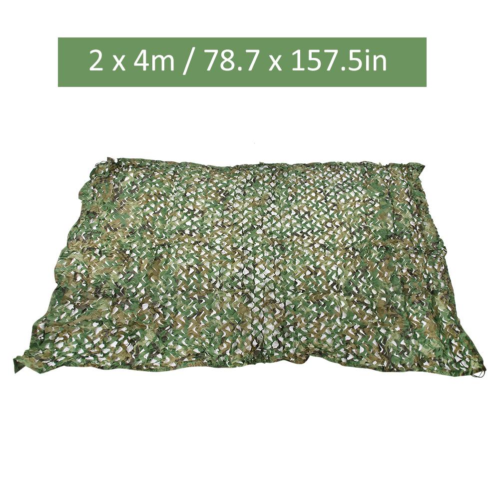Outdoor Camping Shooting Camouflage Net Jungle Hunting Hiking Sunscreen Sun Shade Net2 X 4m