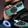 KEYSION 360°Rotating Magnetic Ring Stand Case for MagSafe for Samsung Galaxy Z Fold 7 5G Hinge Phone Cover with Screen Protector