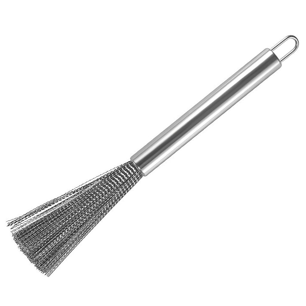 Stainless Steel Pot Brush Effective Oil Stain Removal Non Stick Cookware Scrubber Brush for Kitchen