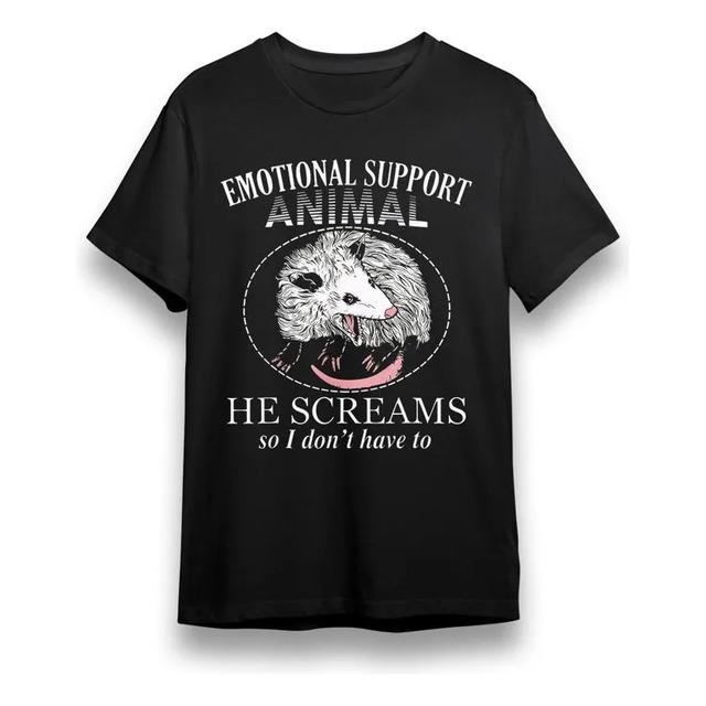 Opossum Emotional Support Animal, Screams, Funny S