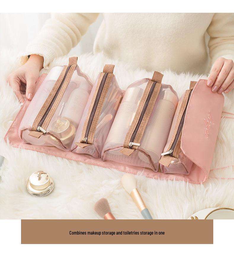 New Detachable 4-in-1 Waterproof Makeup and Toiletry Organizer