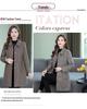 Mid-Length Autumn & Winter Trench Coat for Middle-Aged Women - Stylish and Thick for 40s & 50s