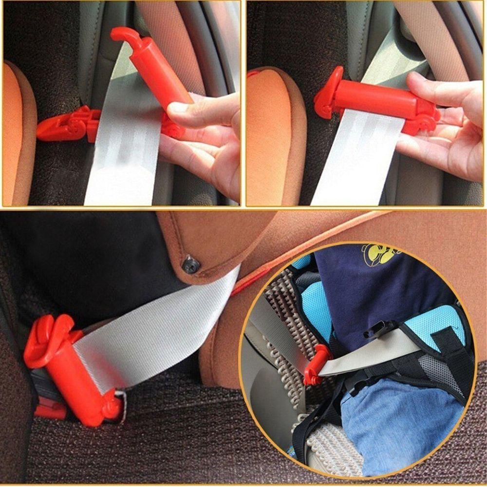 Toddler Safe Strap Seatbelt Fixed Belt Clip Fixed Clamp Seatbelt Adjuster Clip Lock Buckle
