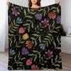New Summer Night Garden Throw Blanket Blankets and Throws Cute Plaid Blankets Sofas Of Decoration Sofa Throw Blankets